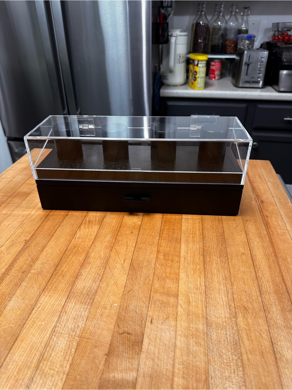Holme & Hadfield Wooden Watch Display Case.